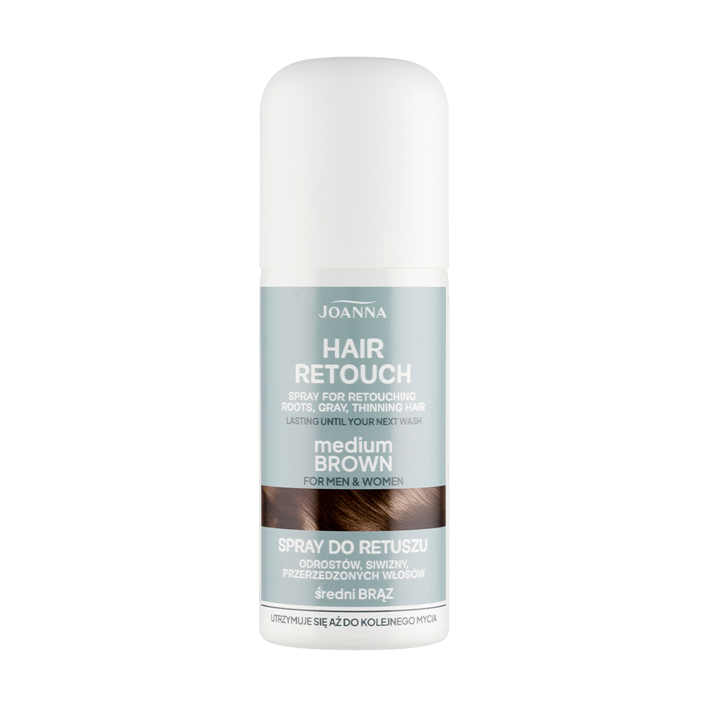 Тонувальний спрей для волосся Joanna Hair Retouch Spray, Medium Brown, 75 мл